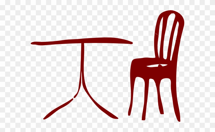 Table Clip Art - Clip Art Table And Chair #38553