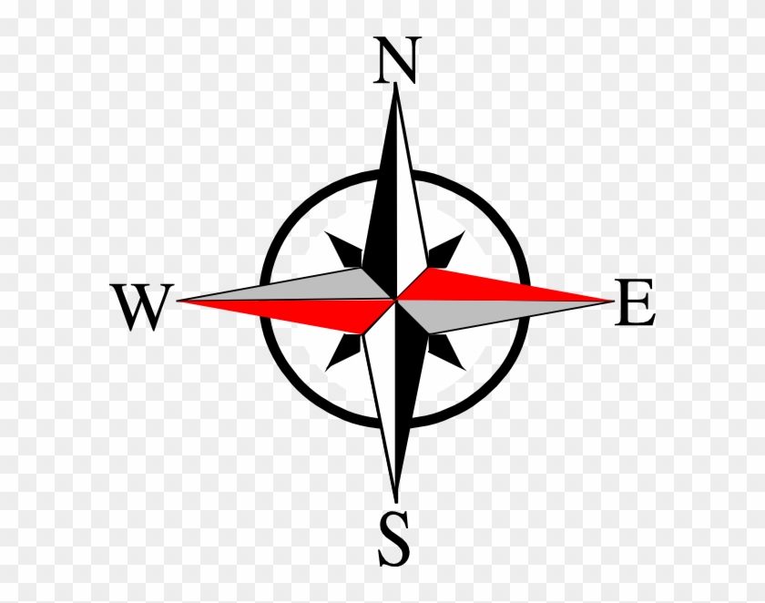 Compass North Clipart - North East South West #38567