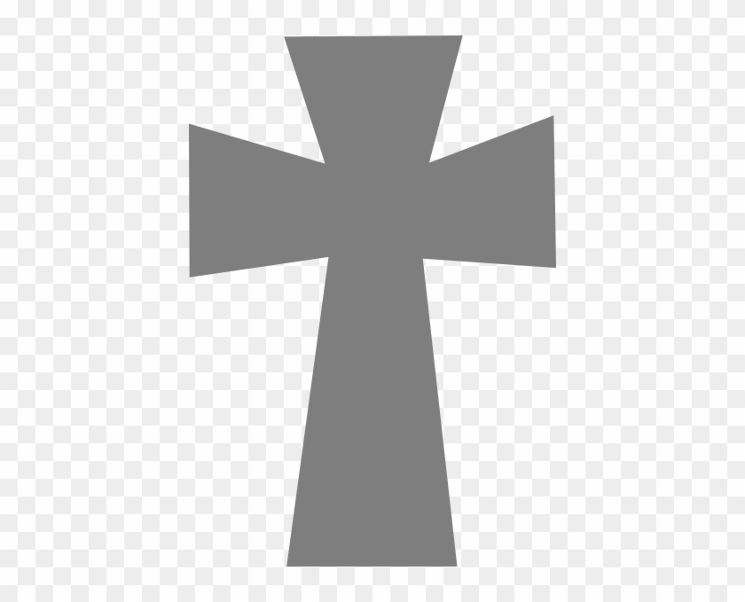 Medieval Cross Grey Clip Art - Medieval Cross Png #38768