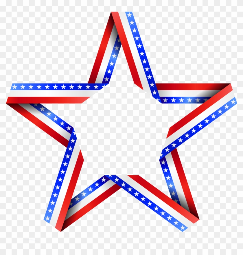 American Flag Clipart American Star - American Star Png #38977
