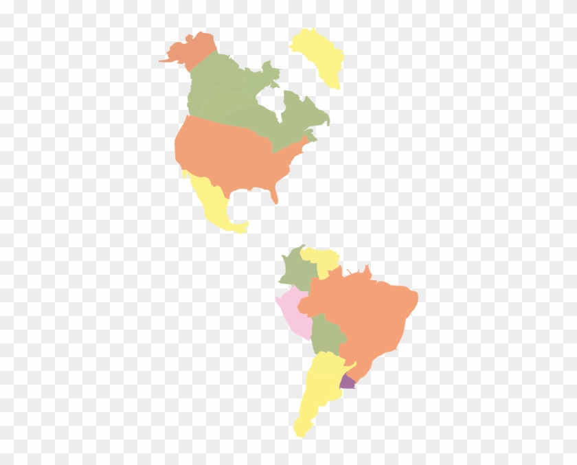 Map Of The Americas Clip Art - Sprint Coverage Map Mexico #38984