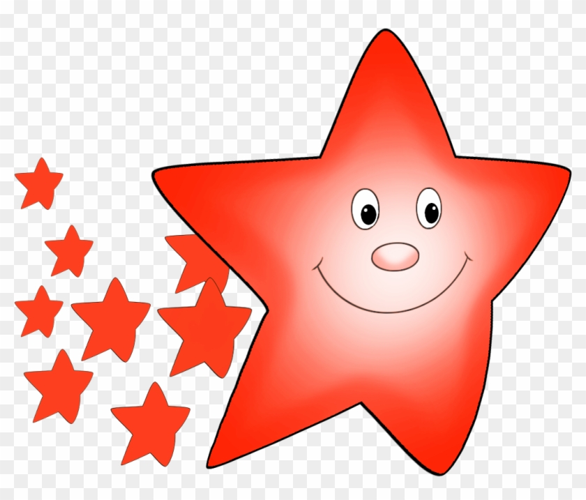 Stars Clipart On Transparent Background, Cute Star - Red Star Clipart #39009