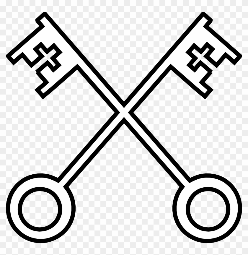 Chrismons And Chrismon Patterns To Download Christmas - Crossed Keys Catholic Symbol #39081