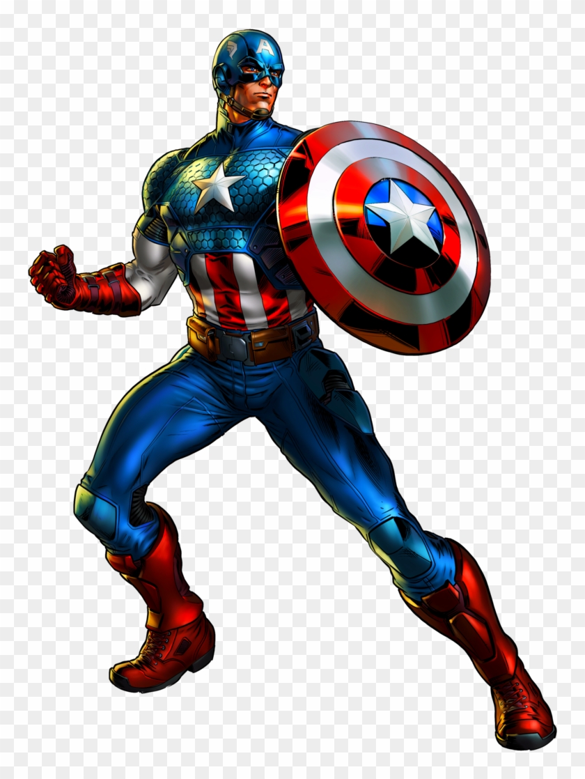 Marvel Clip Art - Marvel Avengers Captain America #39164