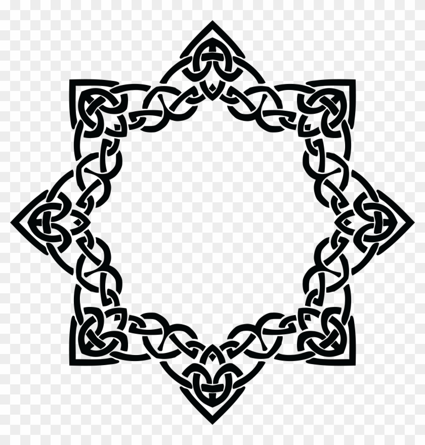 Download Ai Eps Svg Free Clipart Of A Celtic Border Design Black And White Free Transparent Png Clipart Images Download