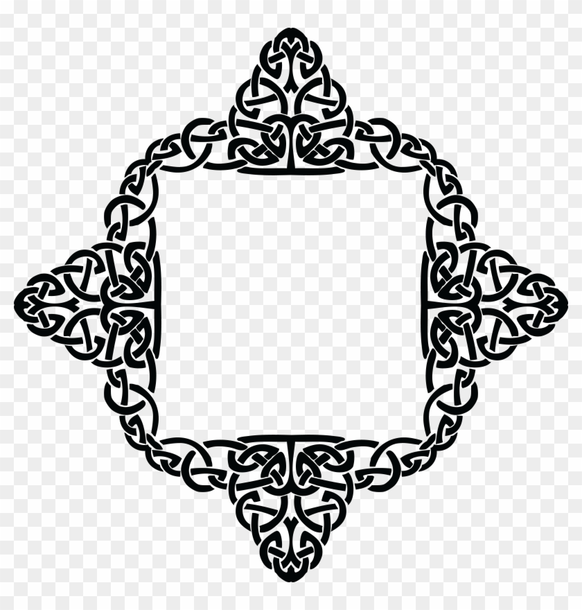 - Ai, - Eps, - Svg, - Free Clipart Of A Celtic - Scroll Design Frame #39215