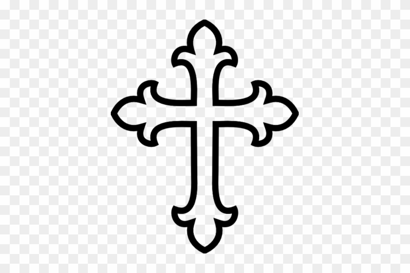 Celtic Cross Clipart - Cross Clipart Black And White #39257