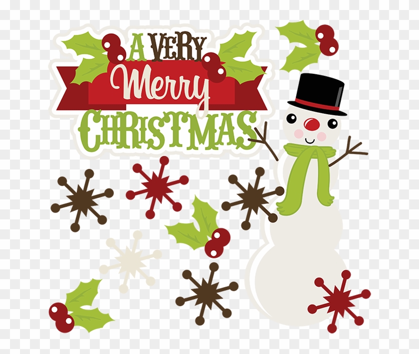 Merry Christmas Clip Art Background Transparent Images - Cute Merry Christmas Clip Art #39298
