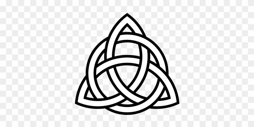 Celtic Tribal Knot Symbol Triangle Ornamen - Celtic Symbol Of Hope #39321