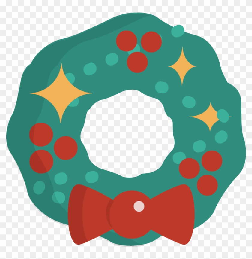 Free Cute Christmas Wreath Clip Art - Clip Art #39332
