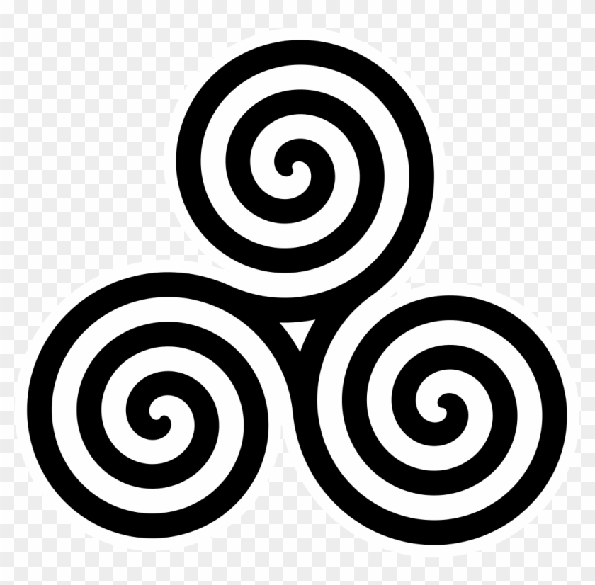 Celtic Clipart Moving Forward - Three Spiral #39376