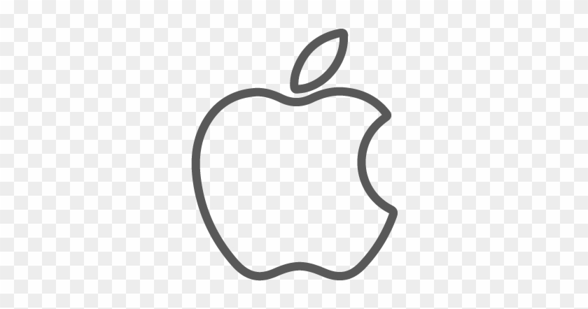 Apple Logo Outline Free Download Clip Art On Clipart - Technology #39382
