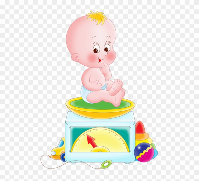 Tubes Various Characters Png - Baby In A Weighing Scale #39393