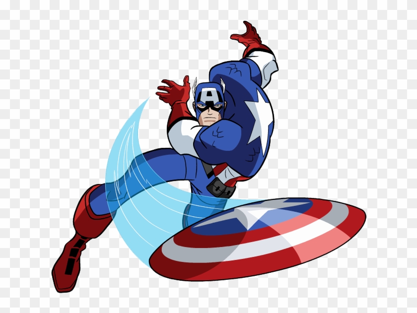 Captain America Clip Art - Avengers Earth's Mightiest Heroes - Free  Transparent PNG Clipart Images Download