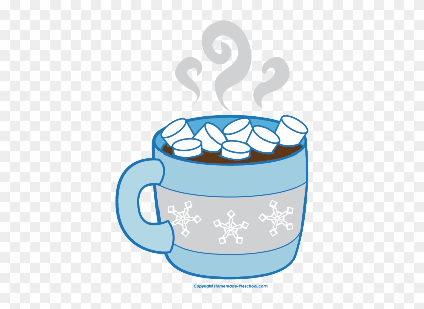 Click To Save Image - Blue Hot Cocoa Clipart #39702