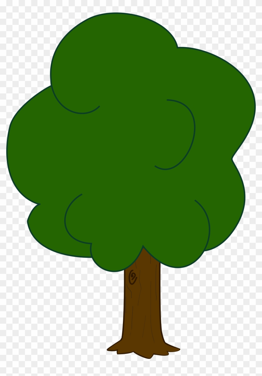 Clip Art Tags - Cartoon Oak Trees #39791