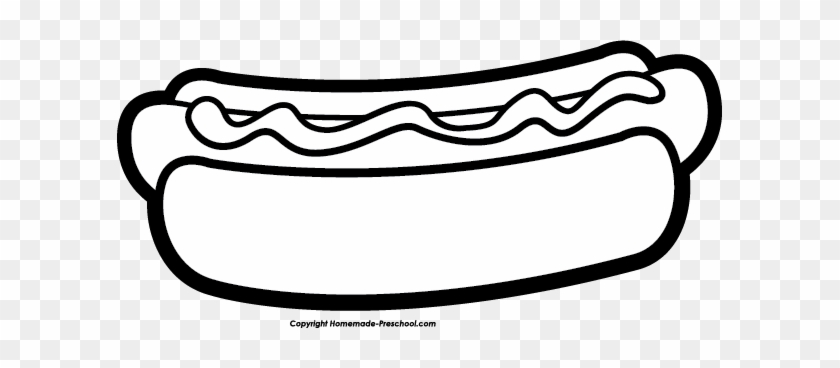 Click To Save Image - Clipart Of A Hot Dog #39832
