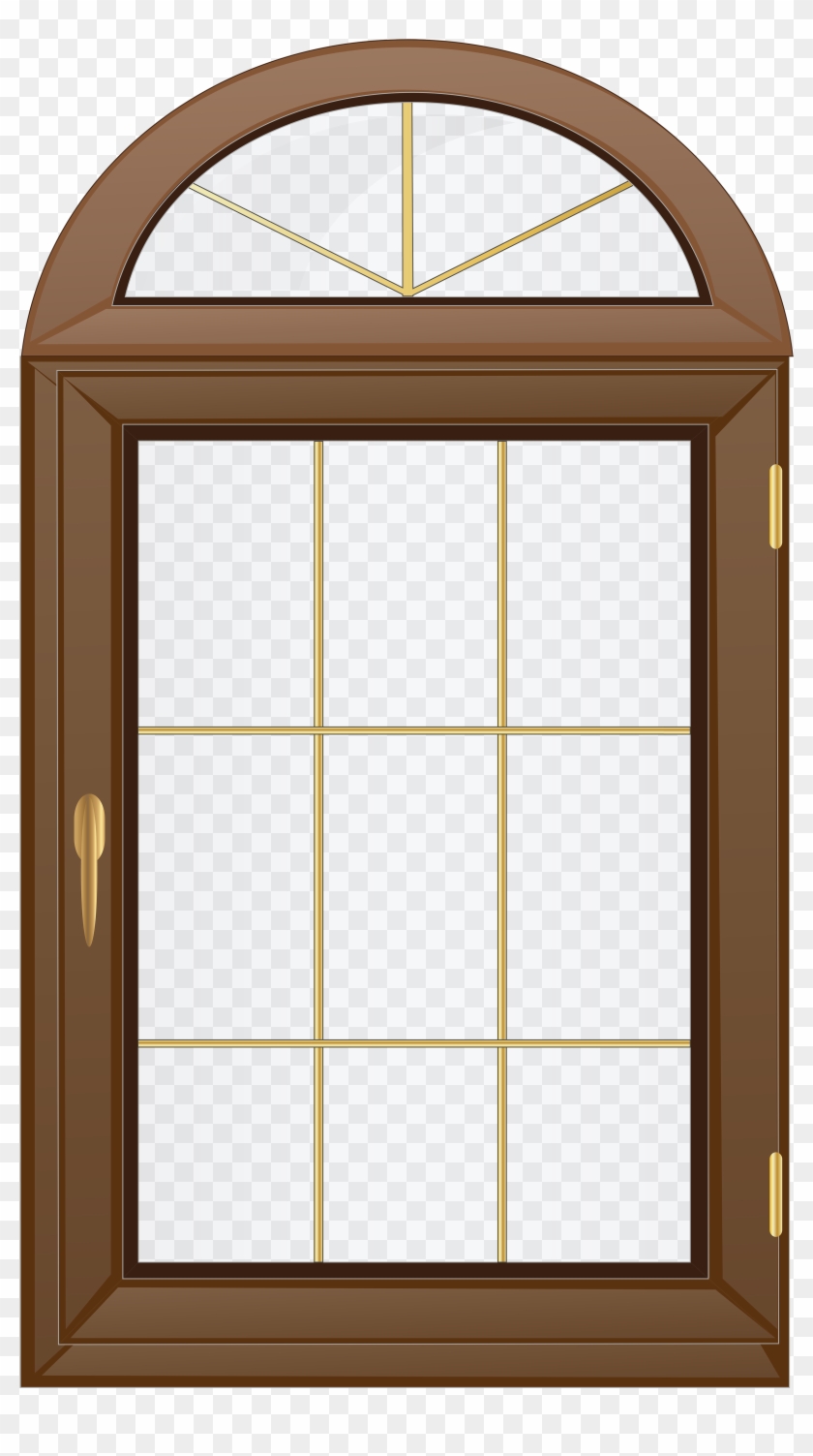 Transparent Brown Window Png Clip Art - Window Png #39860