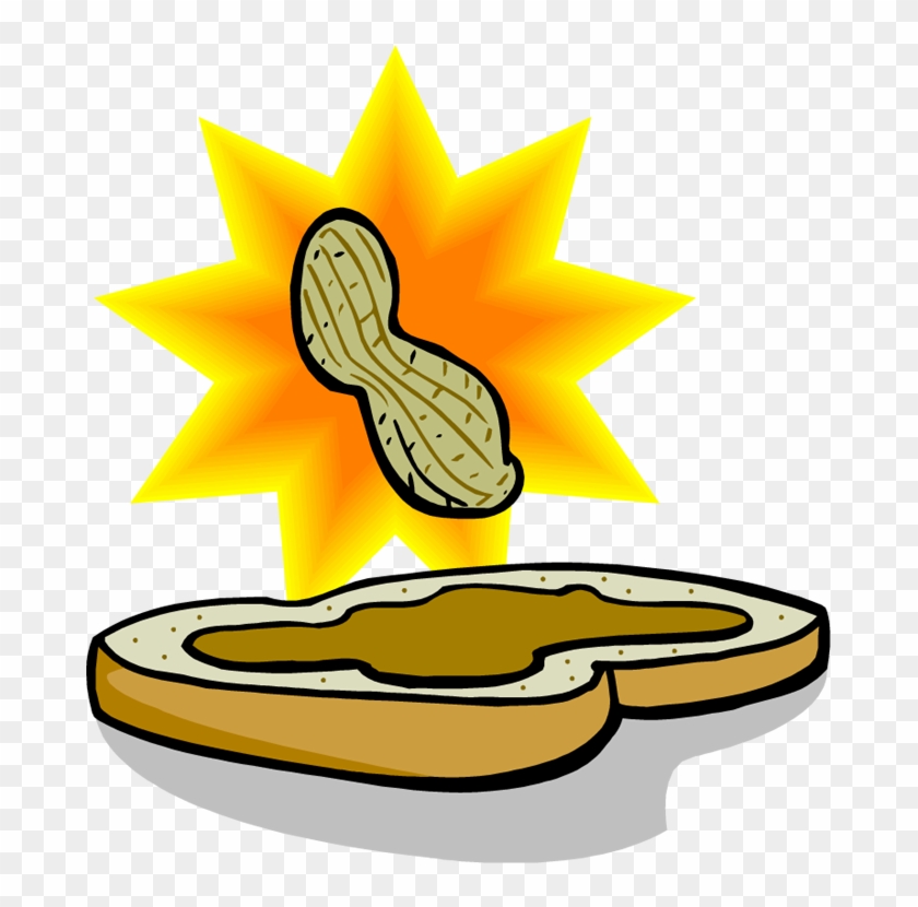 Plain Peanut Butter Sandwich Clipart - Peanut Butter Images Clip Art #39849
