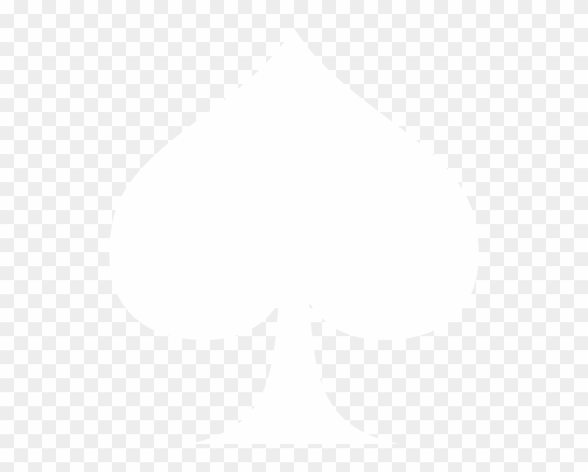 Symbol Clipart Spade - White Ace Of Spades Png #39939