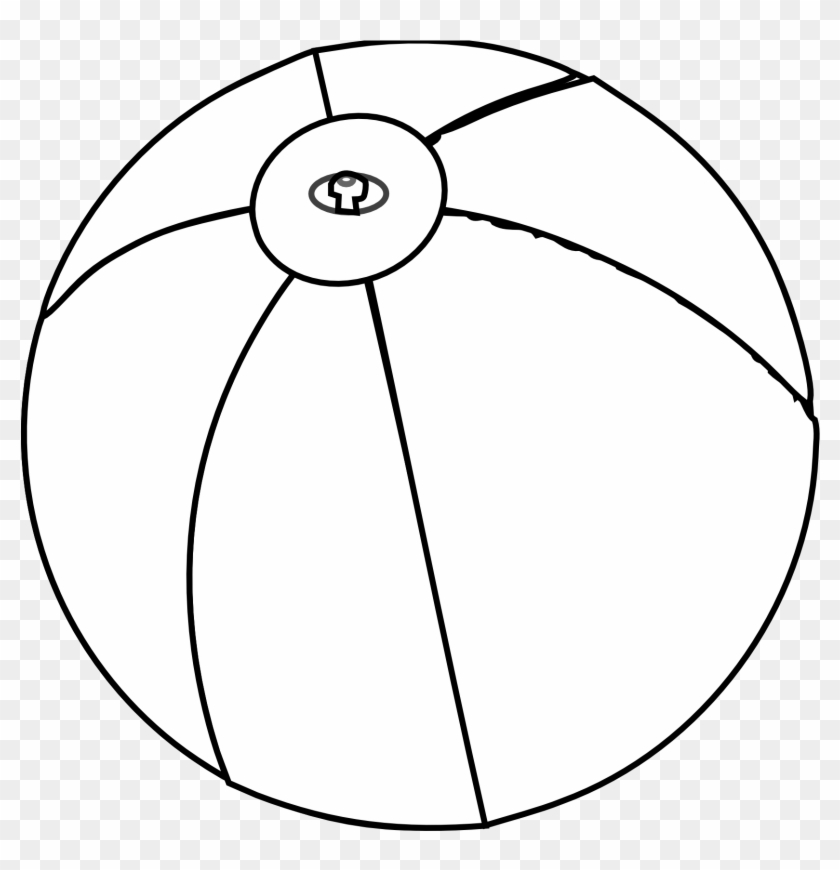 Ball Clipart Coloring Page - Clip Art #39999