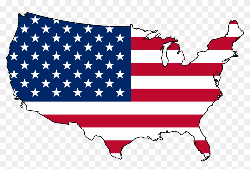 Clip Art Of Us Navy, Clip Art Of Usa, Clip Art Of Usa - United States Map Flag #40070