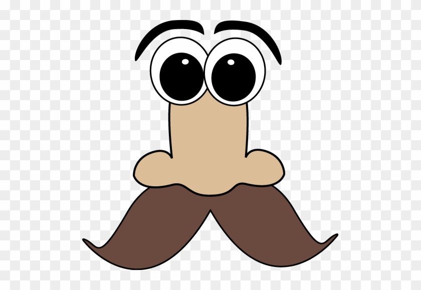 Cartoon Nose And Mustache Clip Art - Eyes And Nose Cartoon.