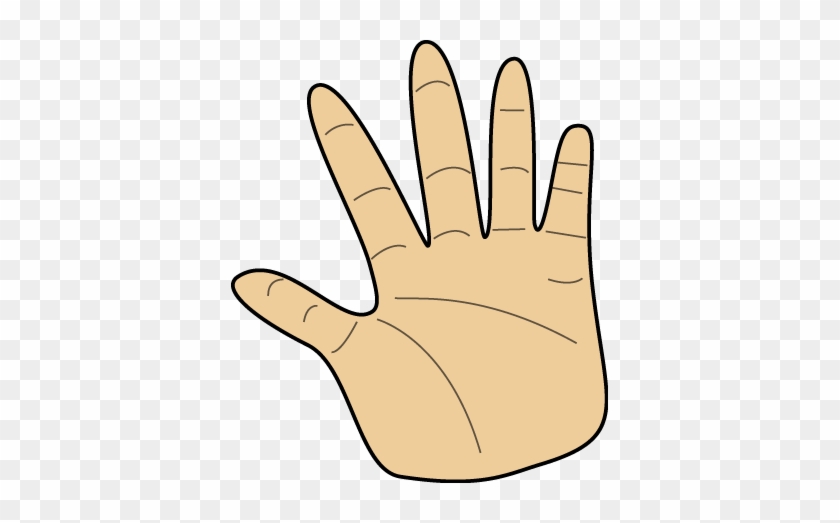 Back Of Hand - Hand Clipart Transparent #40149