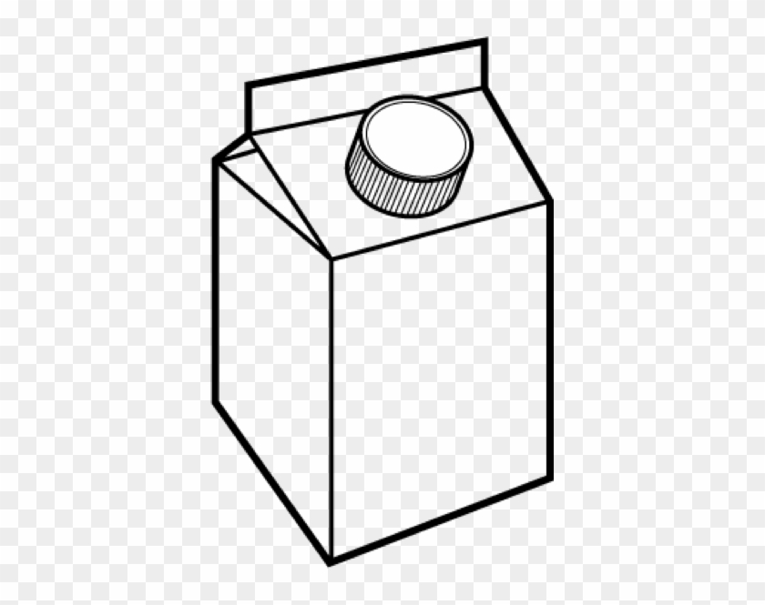 Milk Carton Coloring Page - Carton Of Milk Drawing #40167