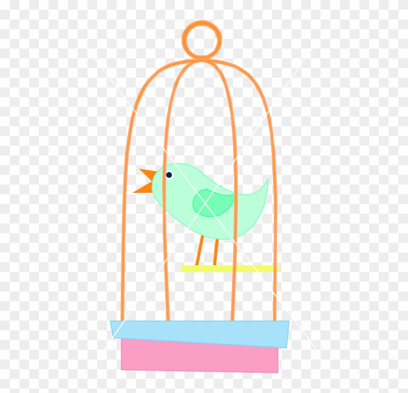 Birdie Amp Birdhouse Clip Art The Life Of The Party - Clipart Bird In A Cage #40264