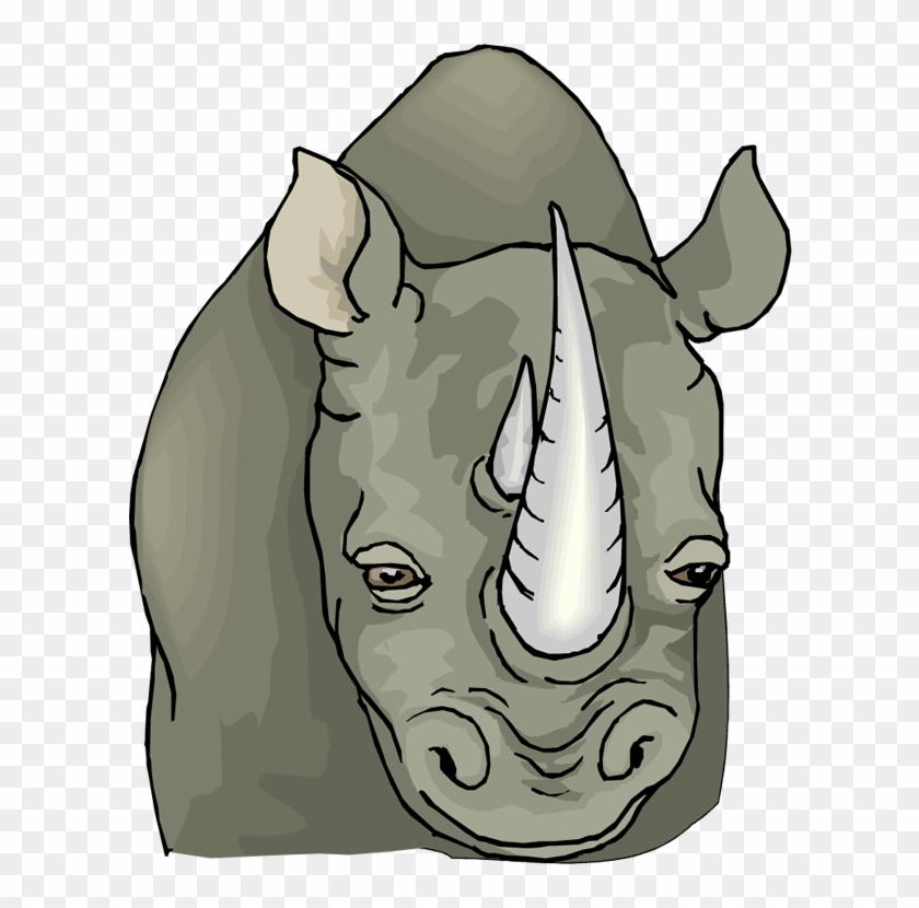 Free Home House Cliparts, Download Free Clip Art, Free - Rhinoceros Face Clipart #40275