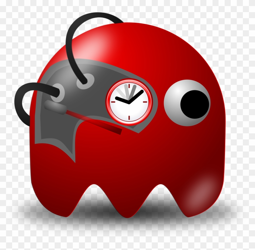 Padepokan Real Timer Clipart, Vector Clip Art Online, - Pac Man Ghost Police #40394