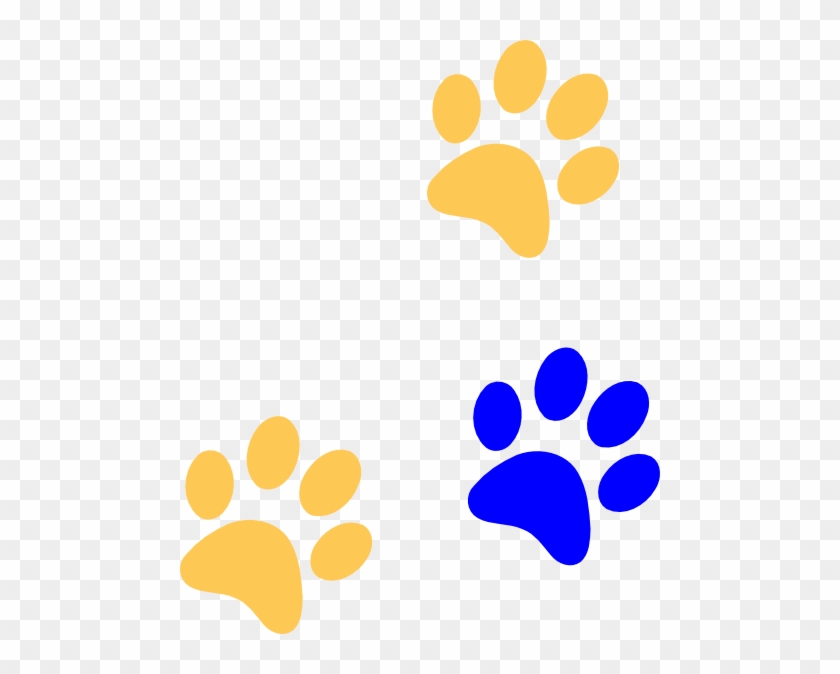 Cougar Paw Print Clip Art Clipart - Paw Print Clip Art #40490