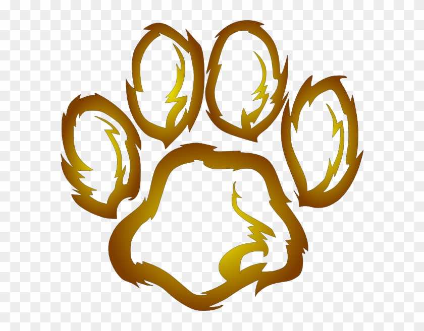 Lion Paw Print Clipart #40497