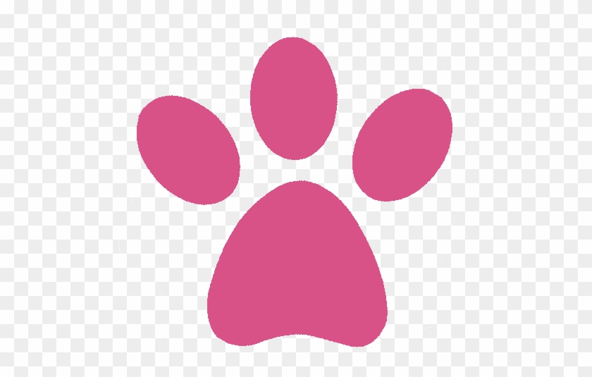 Pink Panther Clipart - Pink Panther Paw Print #40511