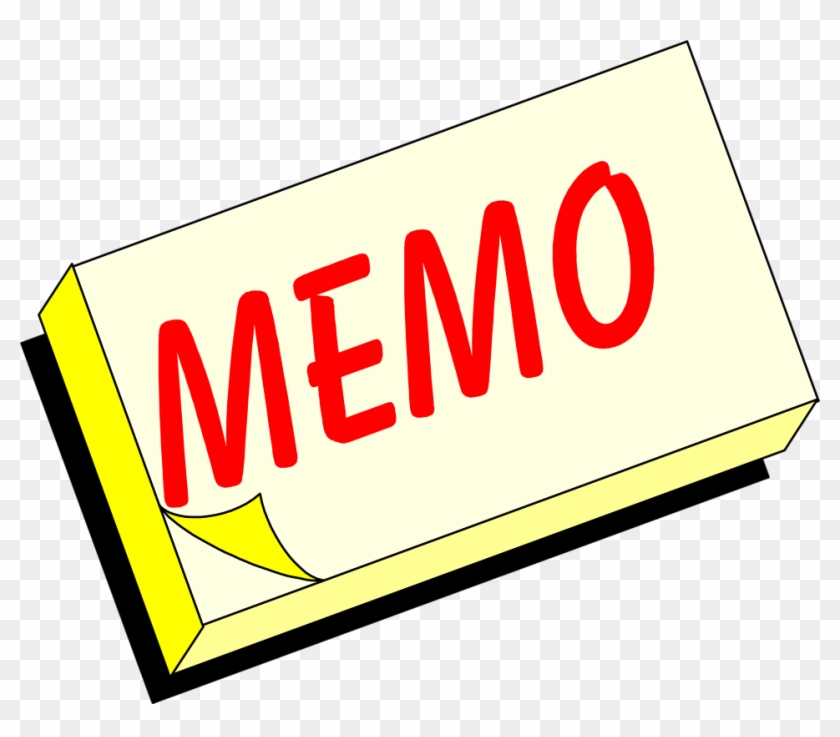 Memo Clipart - Clip Art Memo #40538