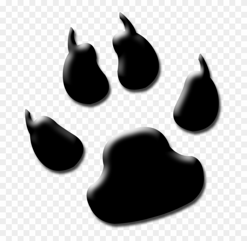 Wolfpaw 3 By Wolfpawplz On Clipart Library - Bulldog Pawprint #40563