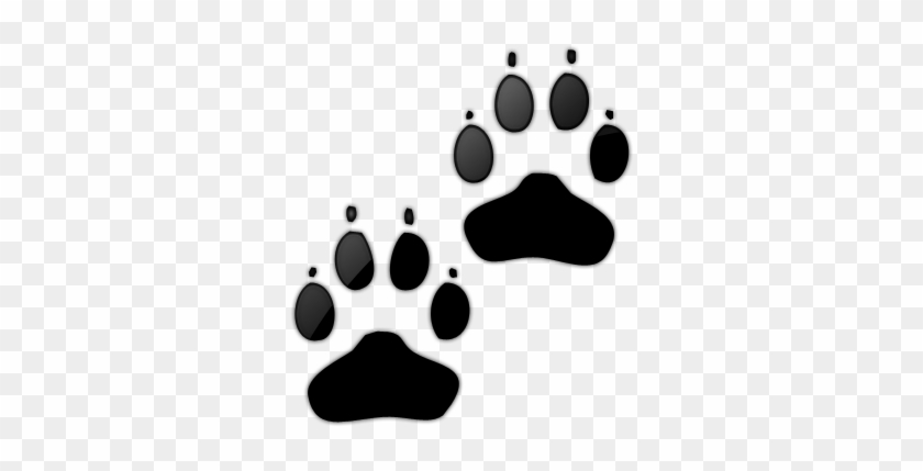 Dog Paw Print Clip Art - Dog Paw Print Icon #40632