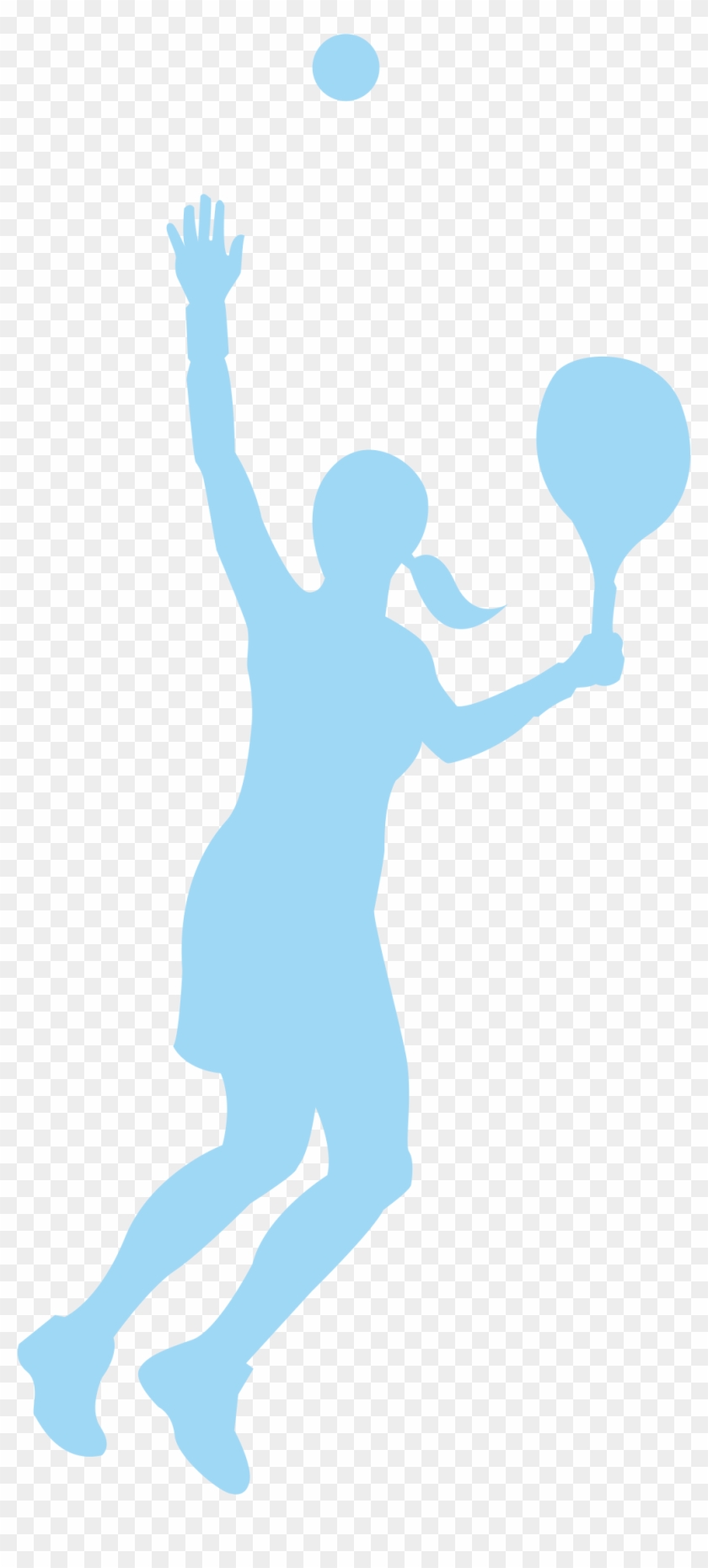 Tennis Girl Adobe Illustrator Clip Art - Tennis #40692