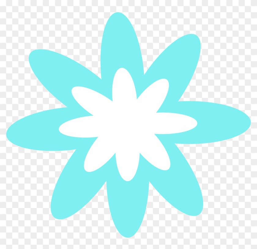 Teal Clipart Flower Burst - Clip Art #40812