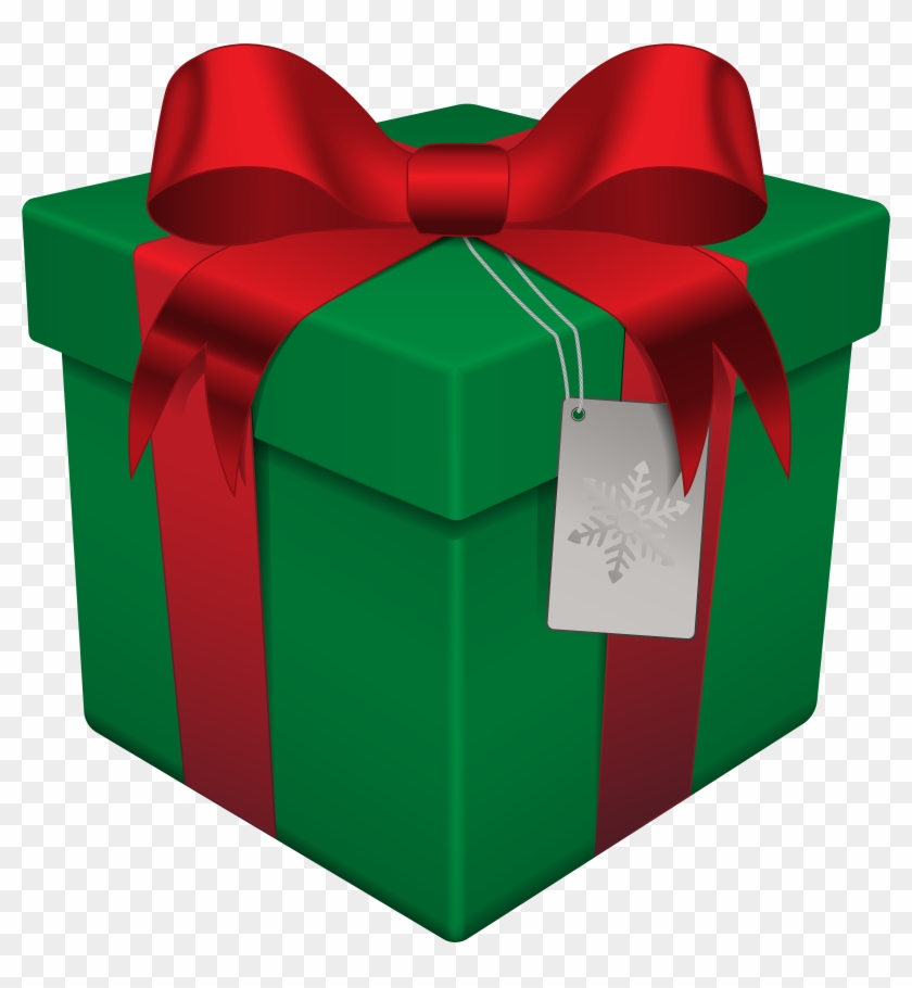 Gift Clipart Green Present - Christmas Gift Box Png #40969