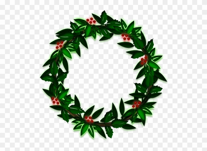 Wreath Clipart Evergreen Garland - Wreath #41062