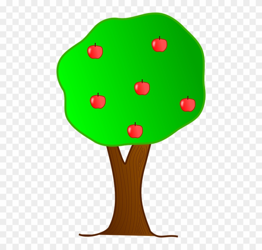 Apple Tree Apples Fruit - Cartoon Trees With Apples #41135