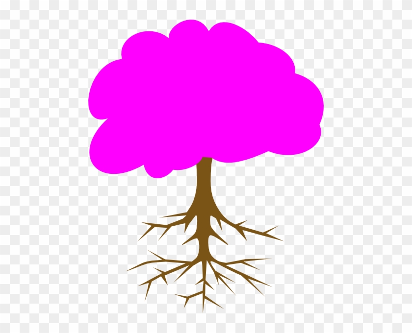 Pink Tree Svg Clip Arts 480 X 600 Px - Tree Clip Art #41290