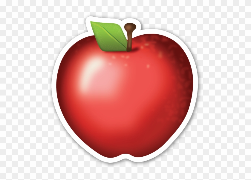 Apple Clipart Free - Red Apple Emoji Png #41326