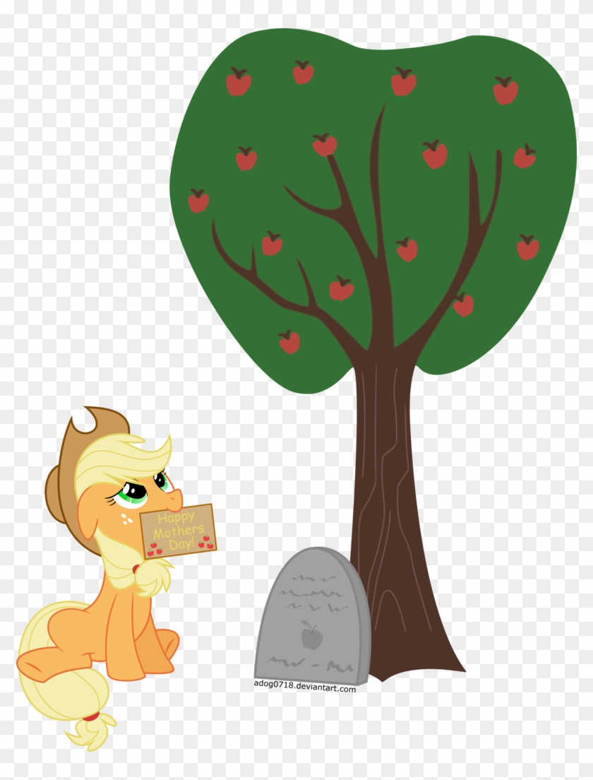 Absurd Res, Applejack, Applejack's Parents, Apple Tree, - Dead Tree Transparent Background #41364