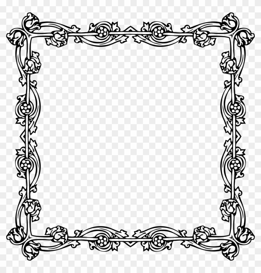 Free Image On Pixabay - Victorian Frame Png #41418