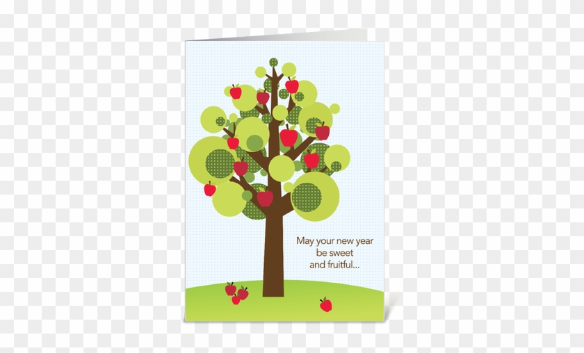 Fruitful Apple Tree - Greeting Card #41452