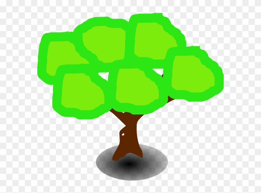Six Green Dumpling Tree Clip Art At Clkercom Vector - Clip Art #41473
