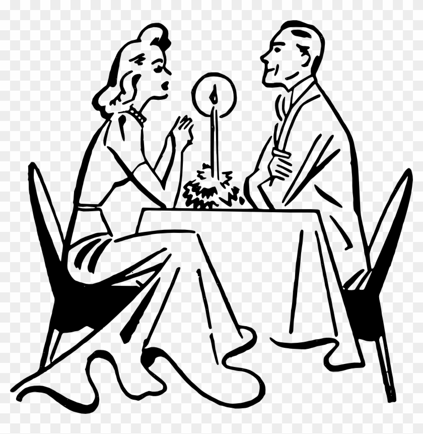 Clipart - Romantic Dinner - Architect Valentines Day #41497